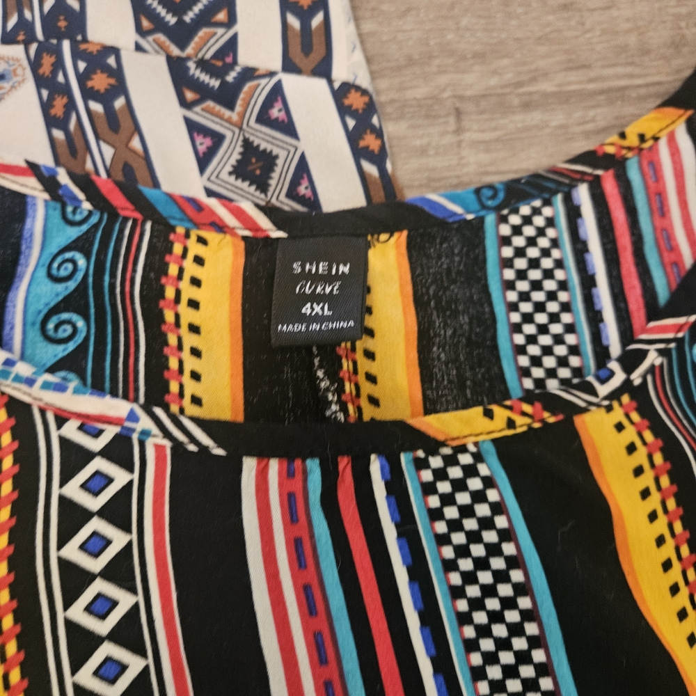 SHEIN‎ Multicolor Patterned Blouses - Picture 10 of 14